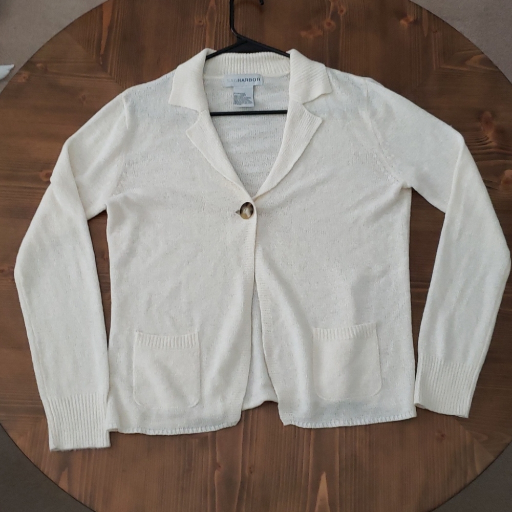 Cream Sag Harbor Cardigan